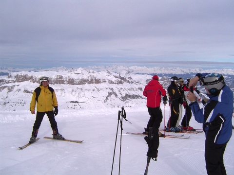 Sella Ronda a Marmoladaról