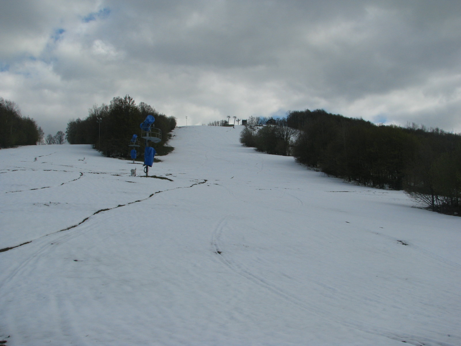 MSZI sípálya legalsó szakasza
