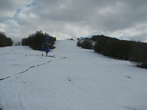 MSZI sípálya legalsó szakasza