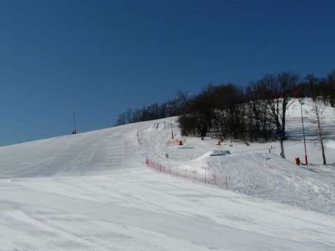 A Sípark felső része és a SaintPista Funpark - Sípark Mátraszentistván