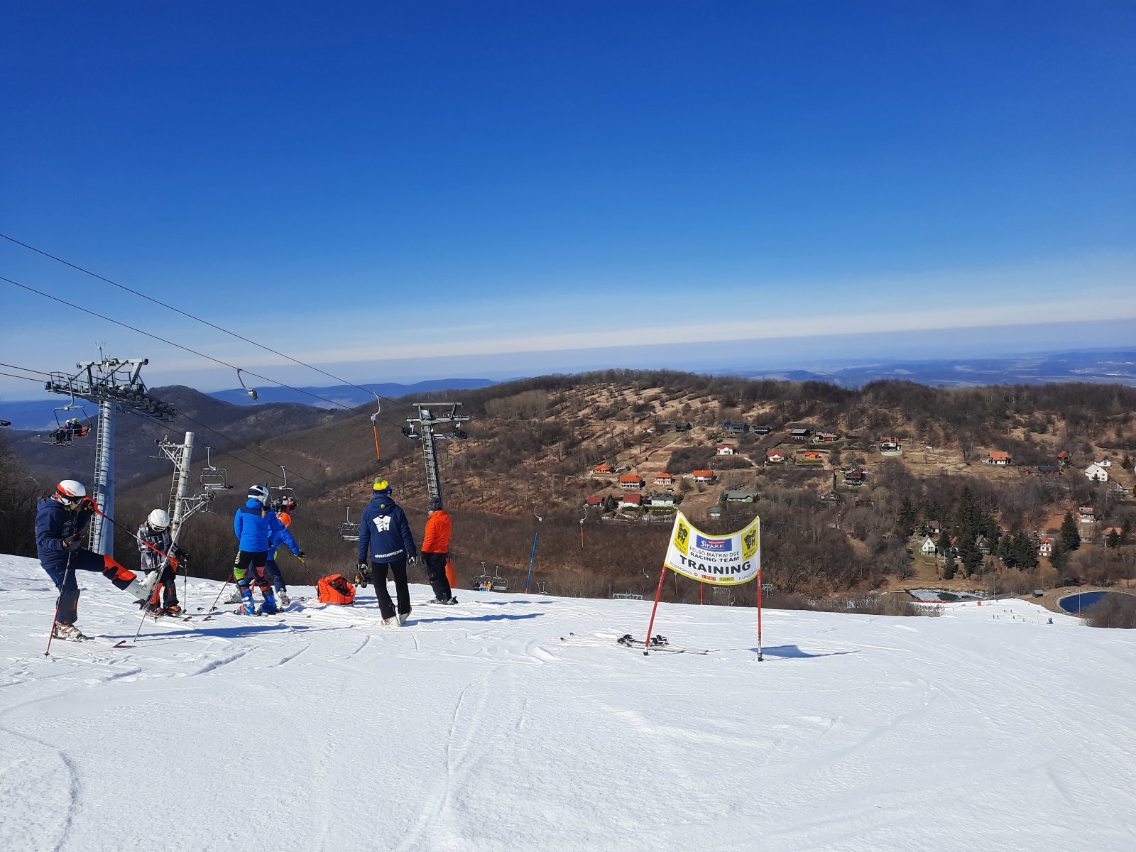 Mátraszentistván Sípark edzés a FIS pályán 3.21.