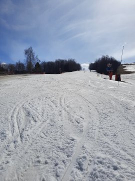 Nem áprilisi tréfa, síelés 2021.4.1.