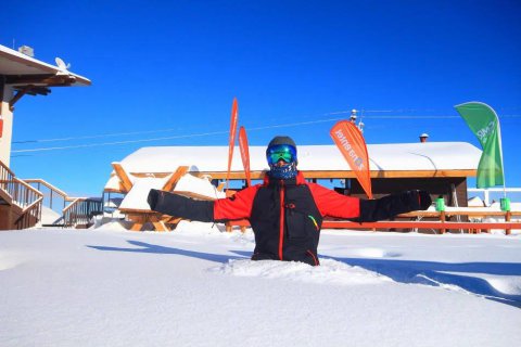 Ennyi hó esett a völgyben - Fotó: El Colorado