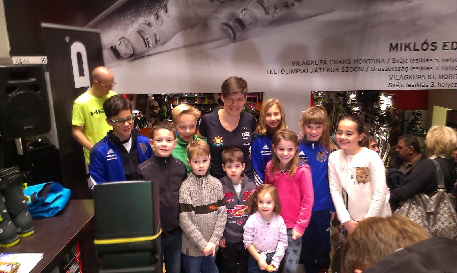 A tavalyi eseményen is rengetegen voltak kíváncsiak Miklós Editre