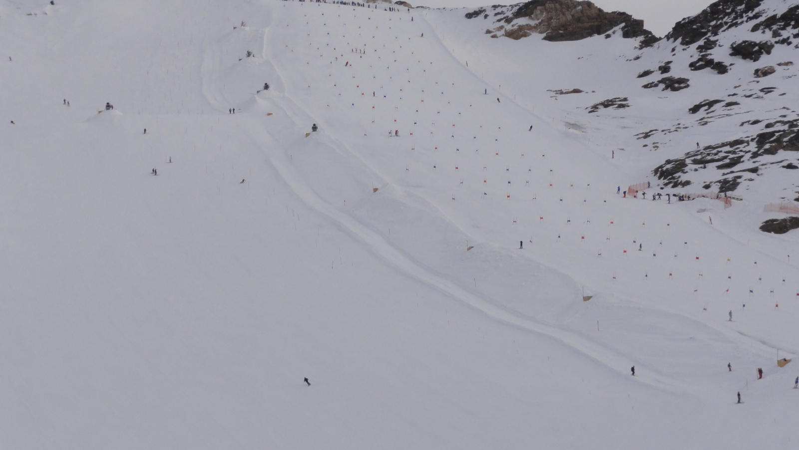 A tréning-re lezárt 2-es,3-as, ballra a járható 1-es