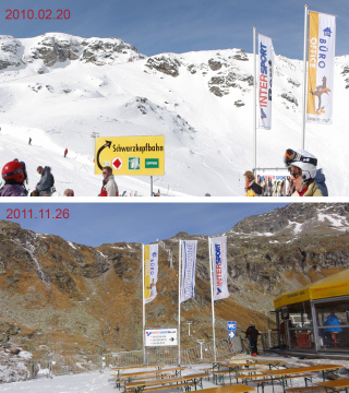 hó állapotok tavalyhoz képest   :-(