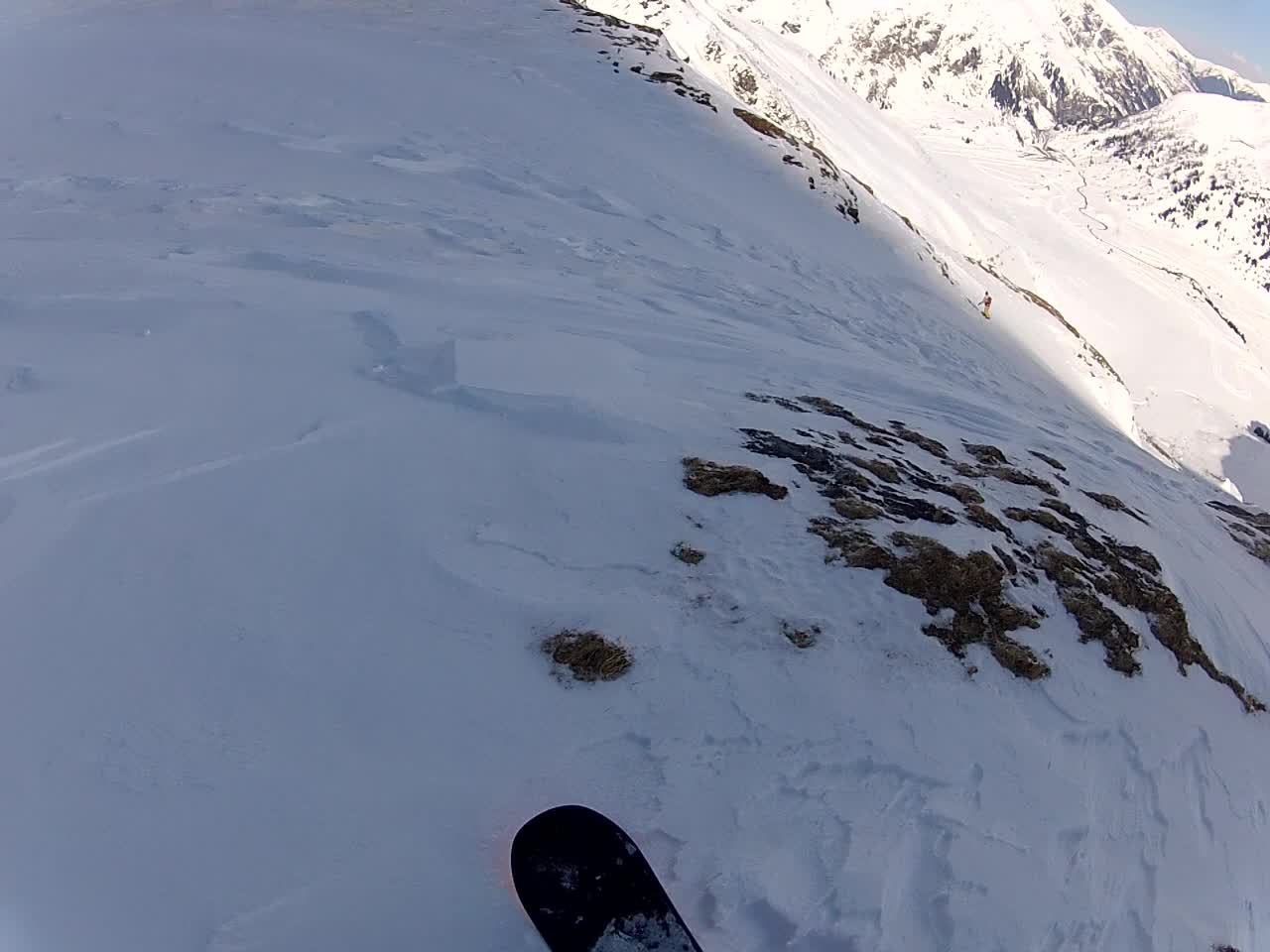 Végül megtaláltuk. Ez itt a legveszélyesebb szakasz, nem szabad elesni.