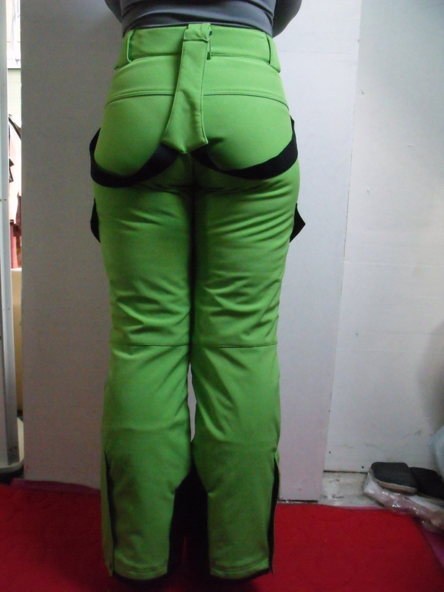 kivi színű Montagna  női softshell nadrág