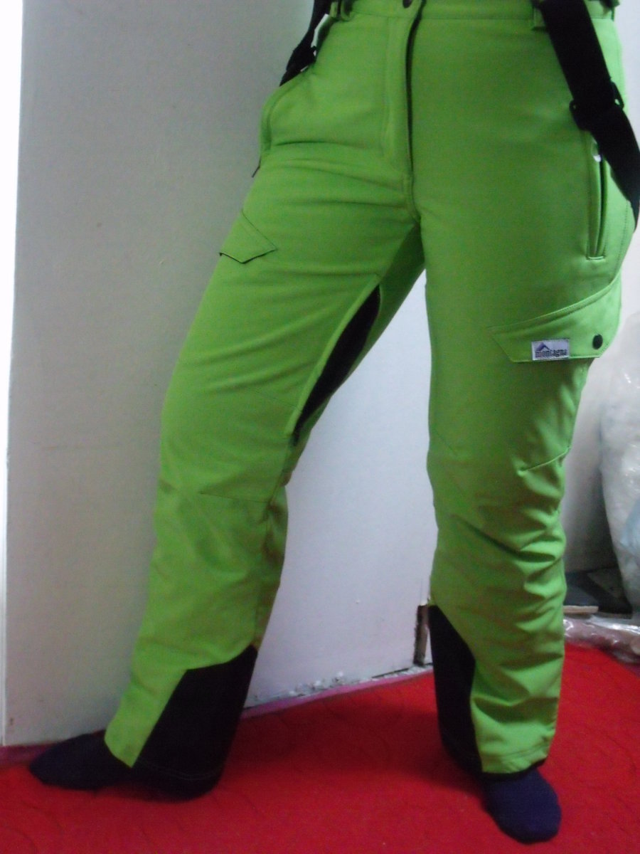 kivi színű Montagna  női softshell nadrág