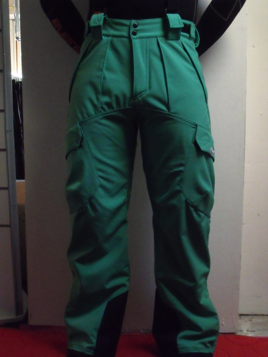 Montagna férfi softshell nadrág -  élénk középzöld