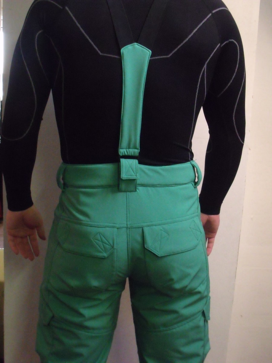 Montagna férfi softshell nadrág -  élénk középzöld