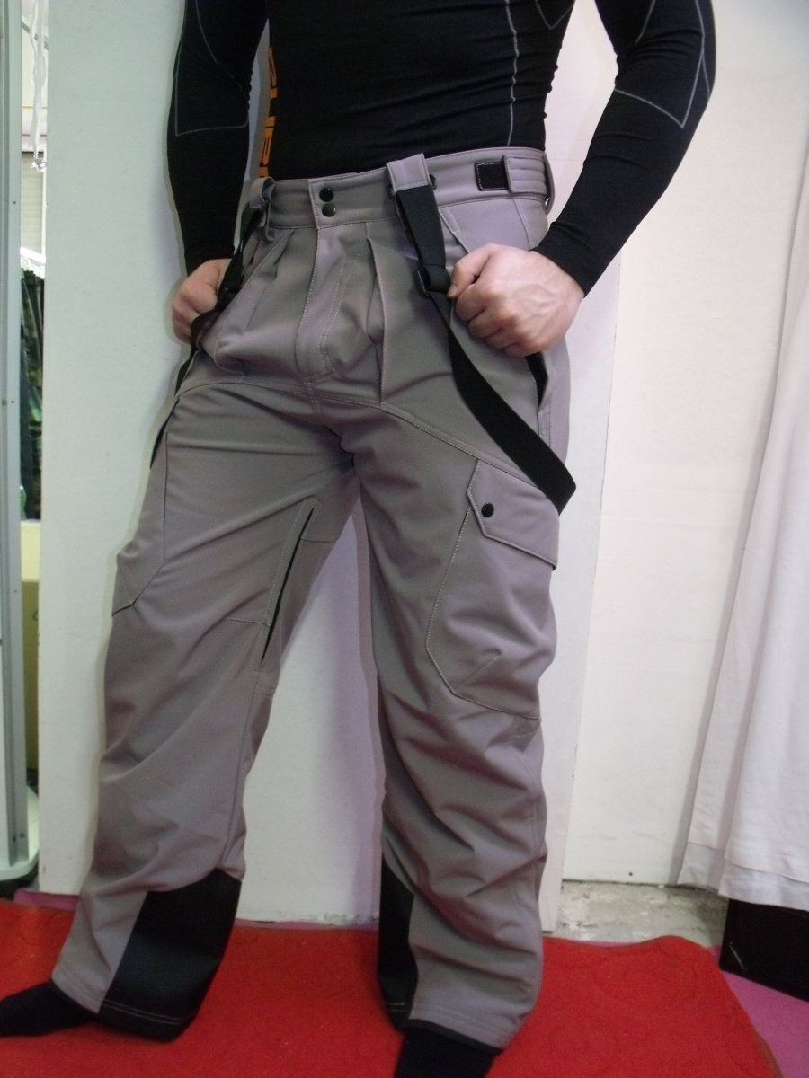 férfi Montagna softshell nadrág - szürke 