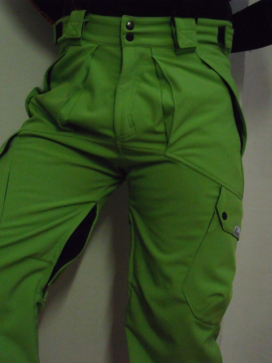 férfi Montagna softshell nadrág - kivizöld