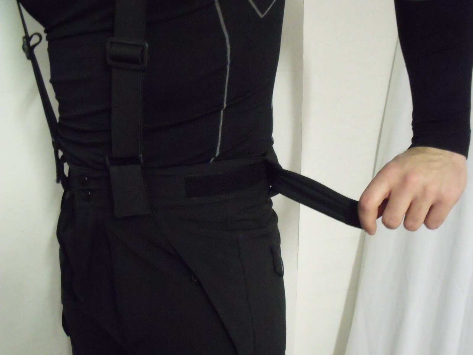 férfi Montagna softshell nadrág - fekete