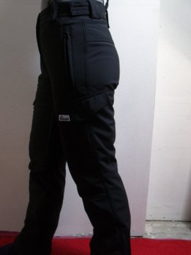 Fekete női Montagna softshell nadrág