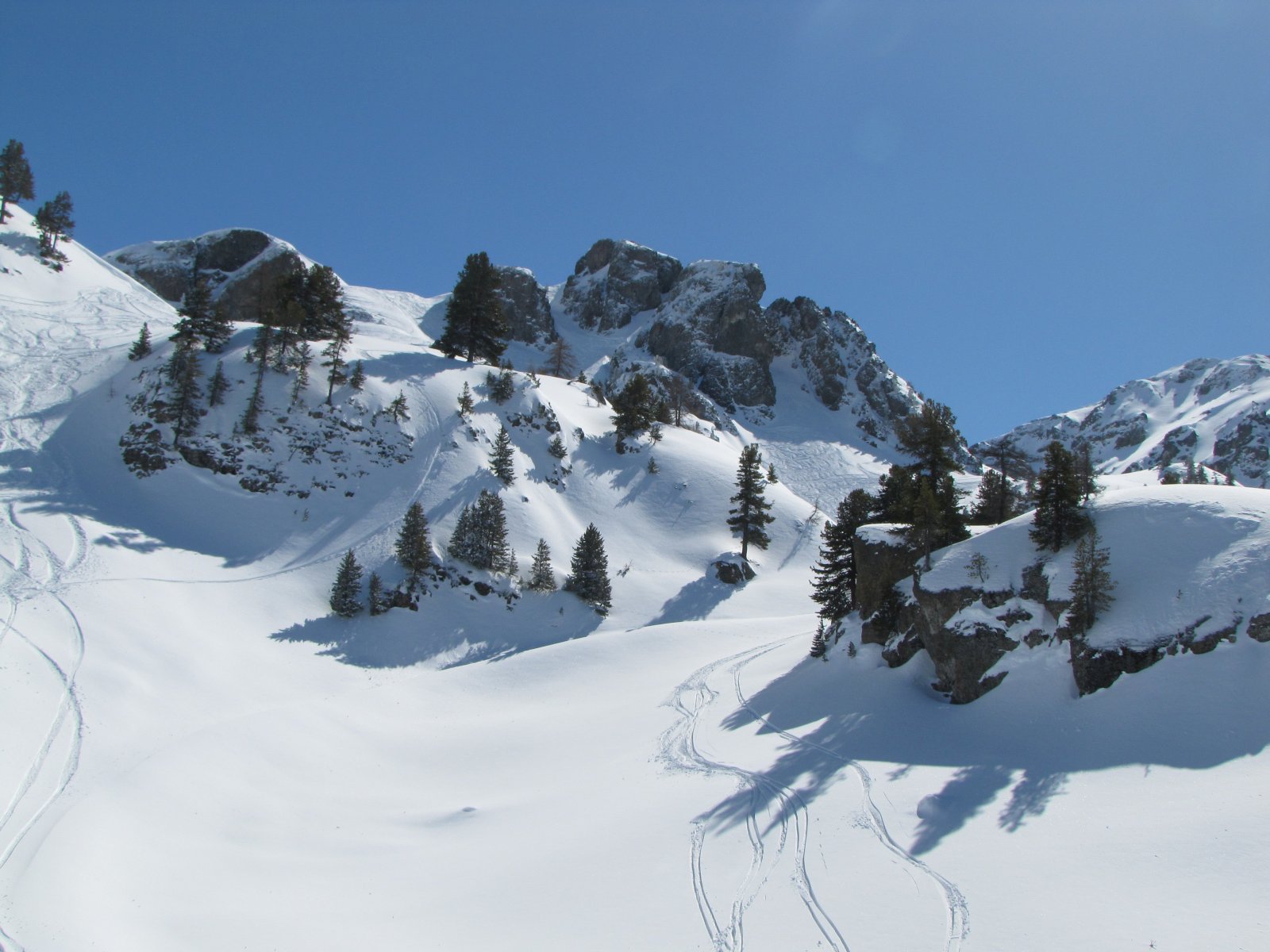Kilátás a  Rocher de l'Aigle felvonóról