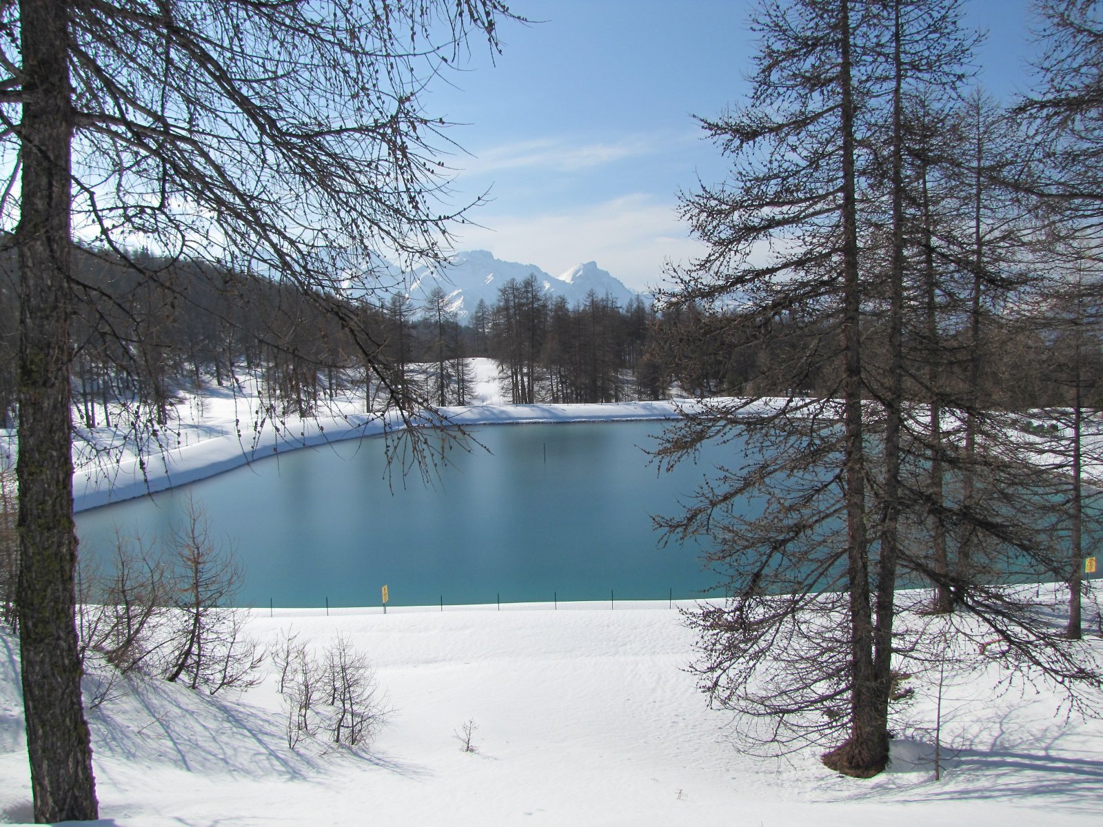 Kis tó Sauze d'Oulx felett
