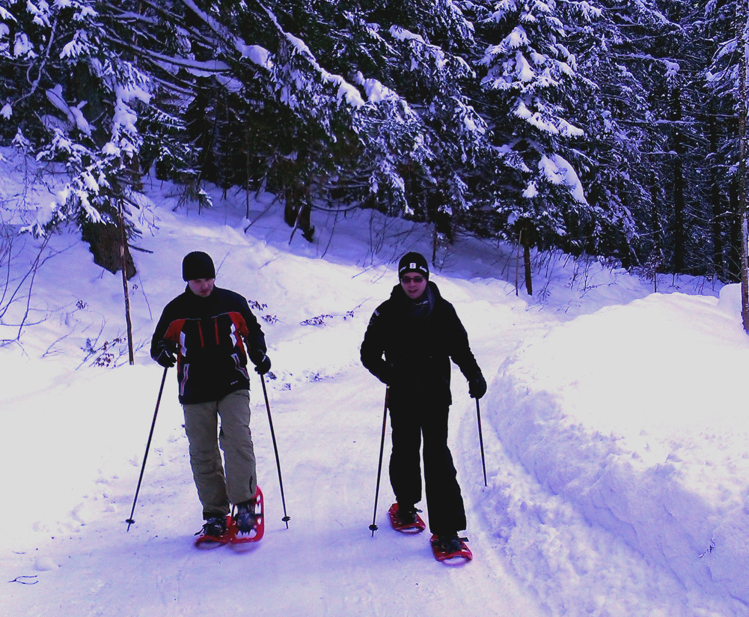 A hótalpazás könnyed, vidám túra, kezdőknek is ajánljuk!
