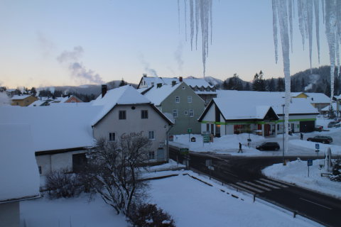 Kilátás a mitterbach-i Zuser panzióból