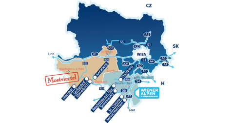 A Duna és az Alpok között fekszik az alsó-ausztriai Mostviertel | fotó: Niederösterreich-Werbung