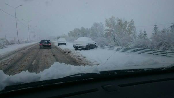 Havas utak Moszkva környékén - Fotó: vk.com