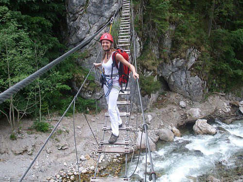 Via Ferrata az Alpokban