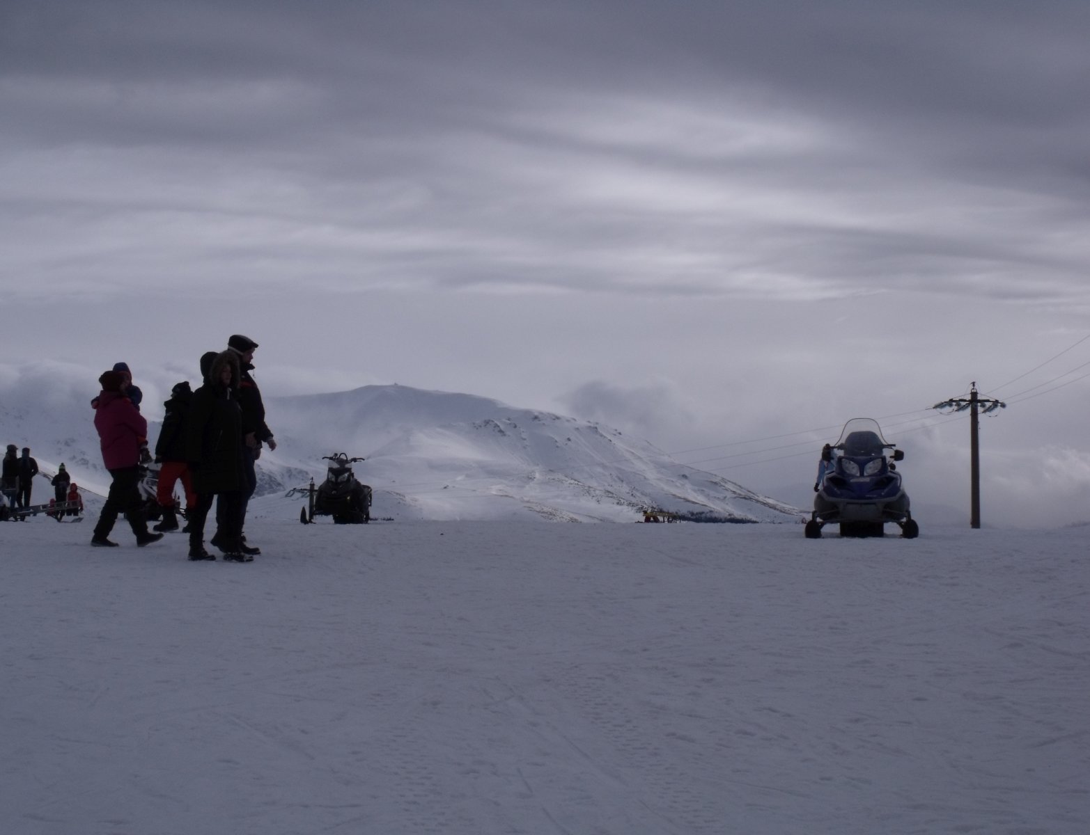 Szárkő-hegység Fertő-tető motorosszánnal