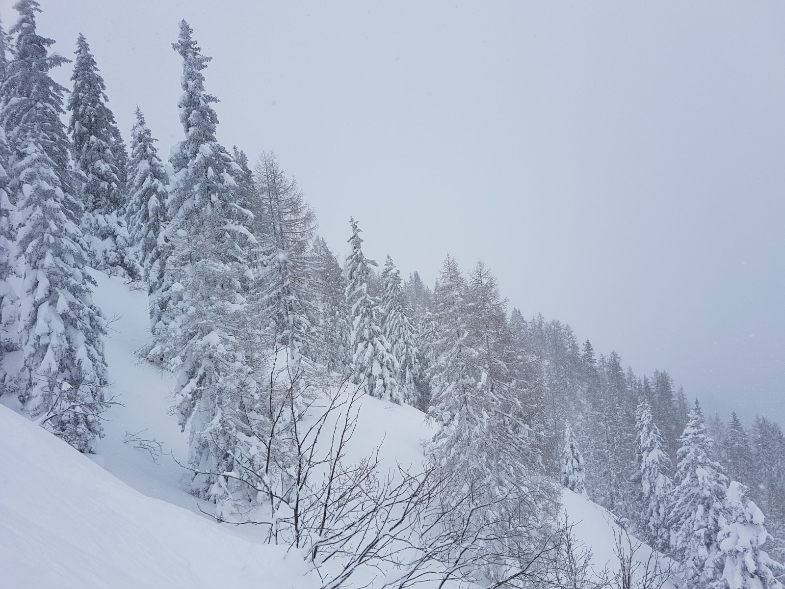 Werfenweng, a kabinos lift bal oldalán