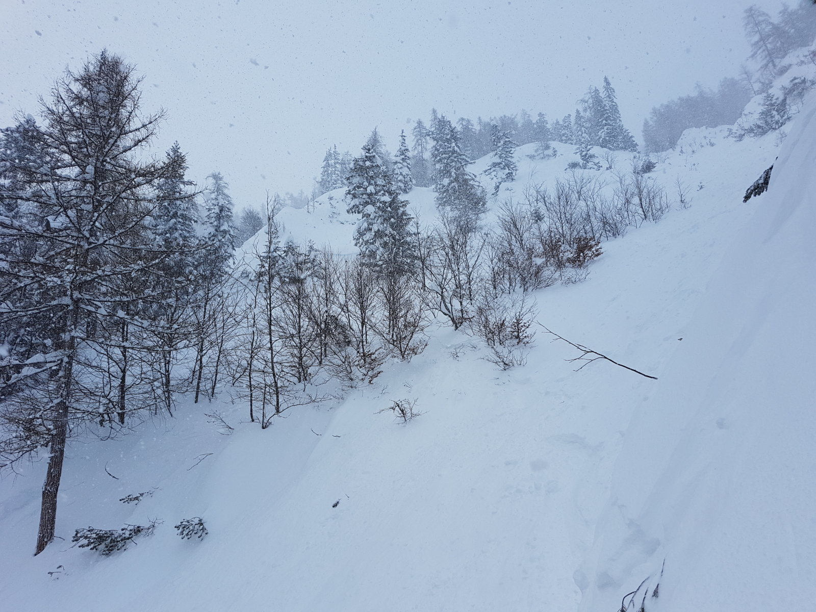 Werfenweng, a nagy katlan alsó része