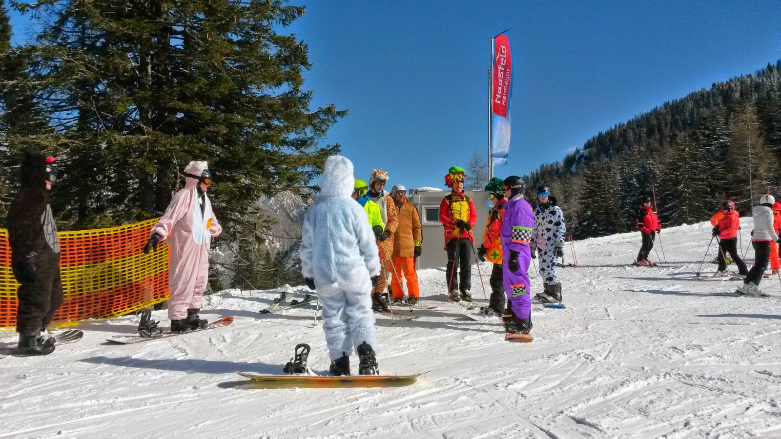 Farsang a sípályán