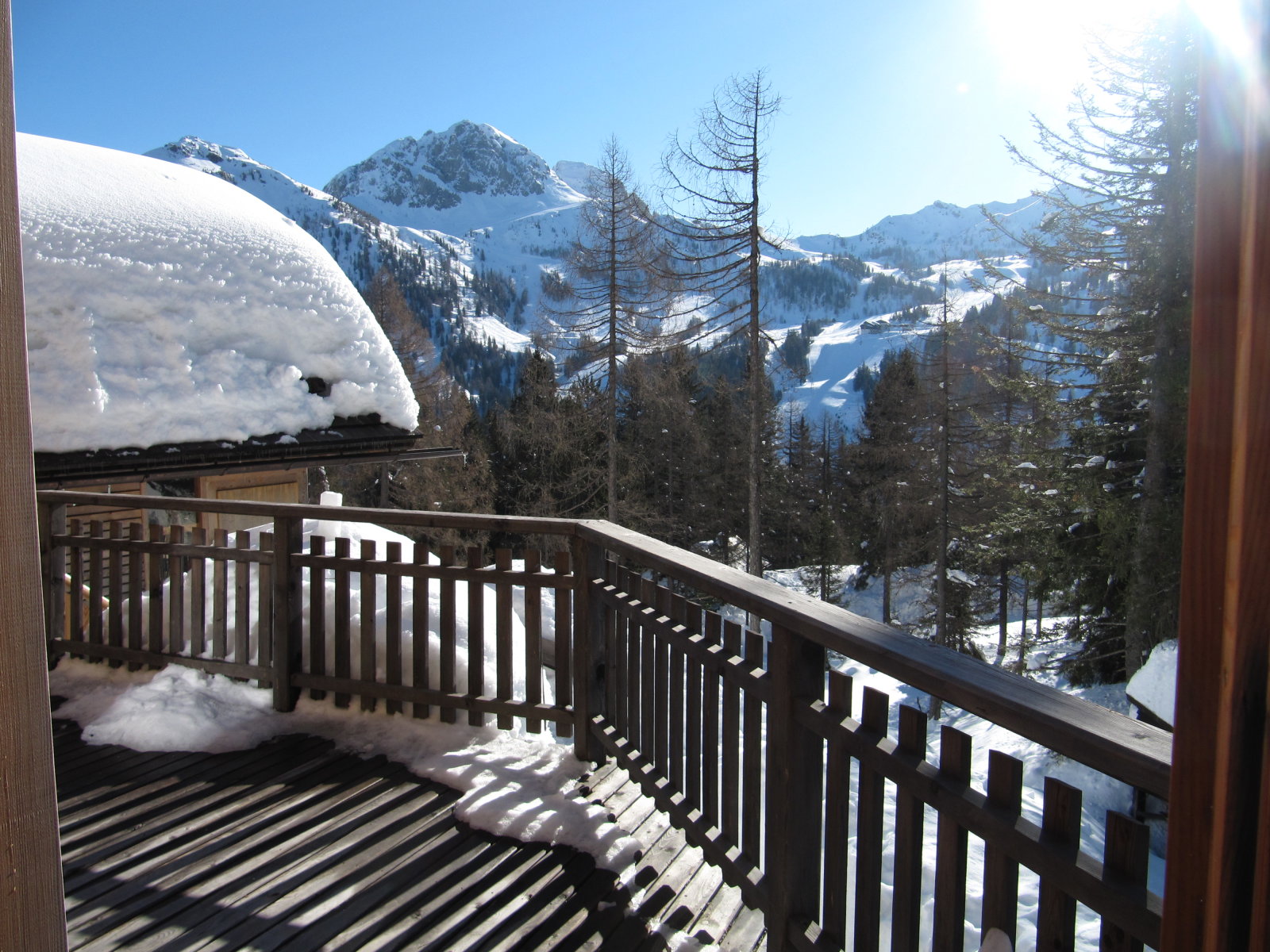 Kilátás a teraszról 