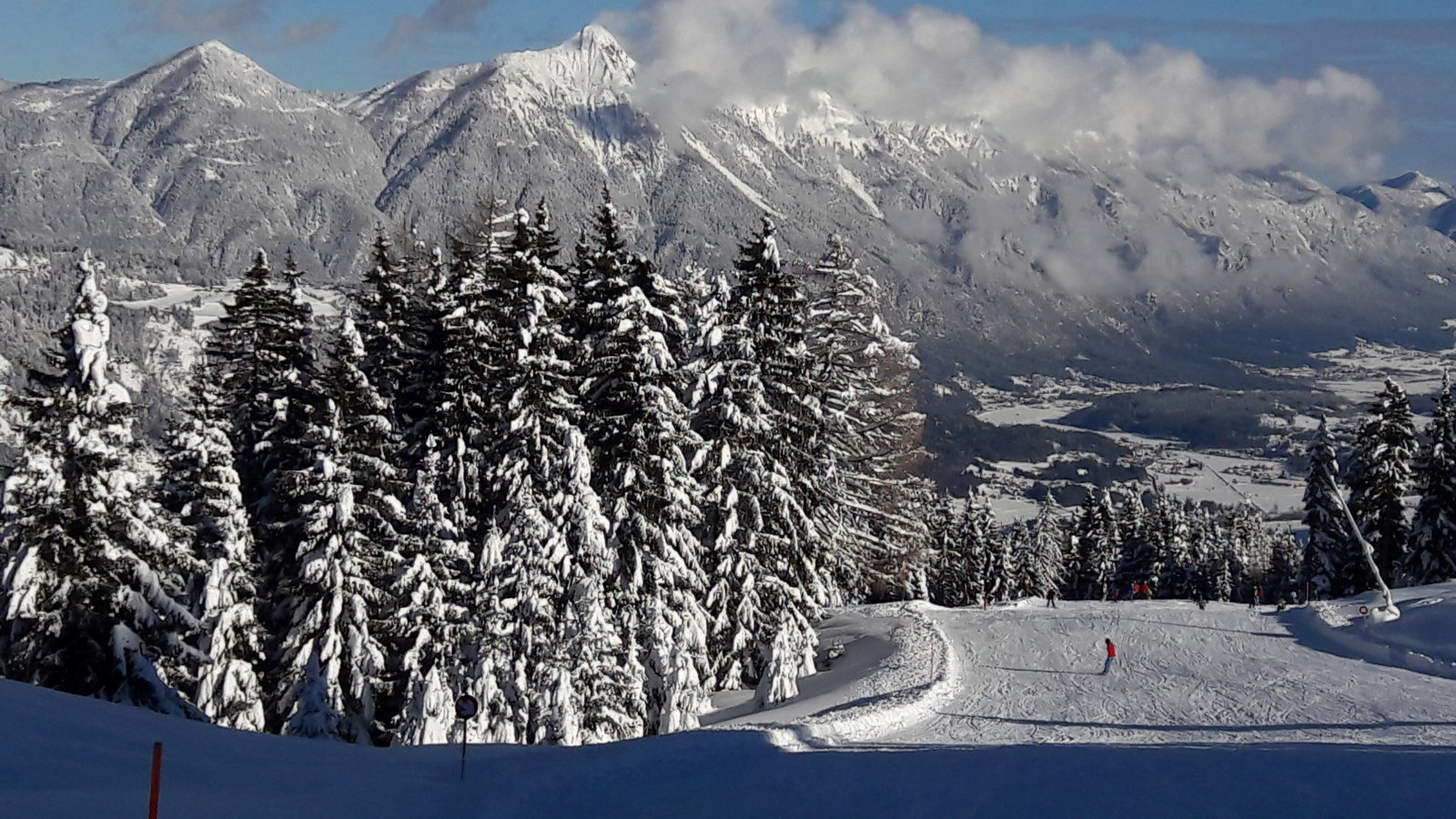 Ilyen tájon síelni lenyűgöző