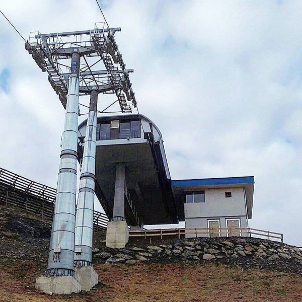 A hegyállomás már elkészült.