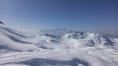 Verbier felé vezető rész