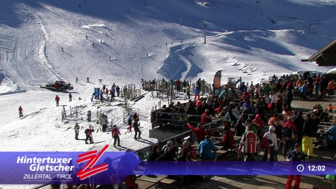 Porhó a Tuxer Fernerhausnál is; Hintertux