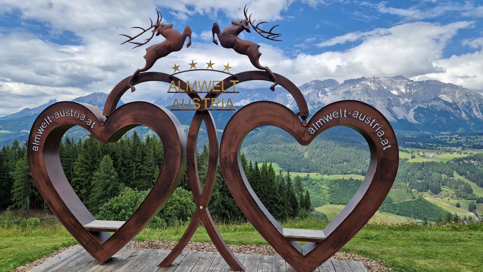 Almwelt Austria, Reiteralm - ezt volt a sztárokat bejelentő sajtótájékoztató helyszíne