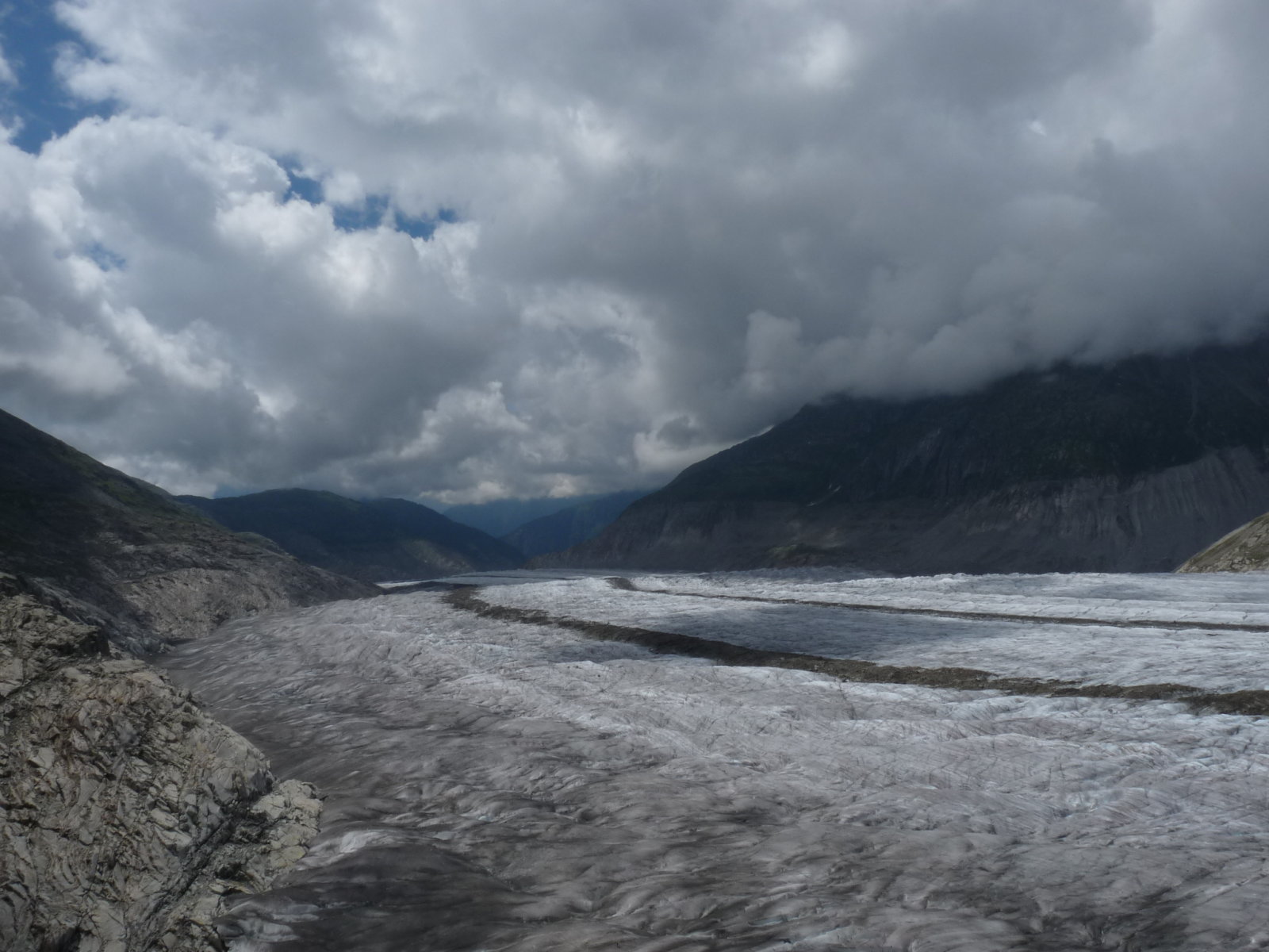 a gleccser közlelről
