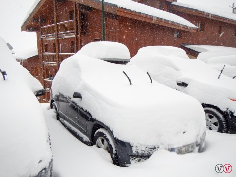 40 cm hó Val Thorensben - fotó: skipass