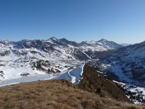 A déli oldal 2100 m-en