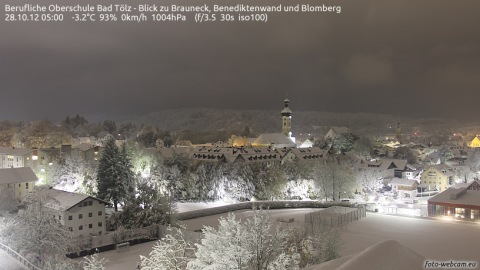 Téli idill októberben