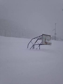 San Martino di Castrozza, 380 cm hó  (Kép és forrás: Matteo Zuccon / Facebook)