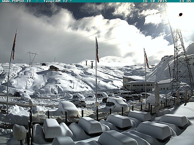 Stelvio-hágó webkamera