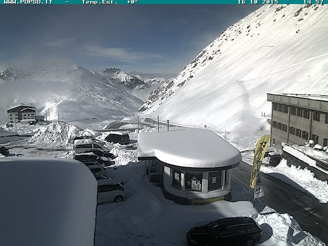 Stelvio-hágó webkamera