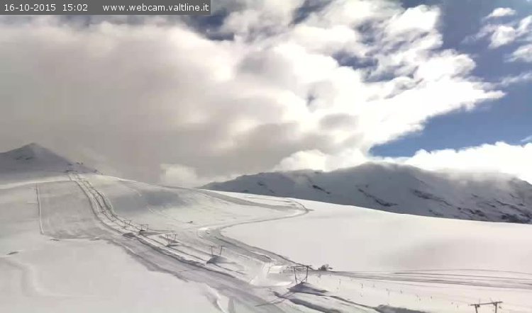 Stelvio-gleccser webkamera