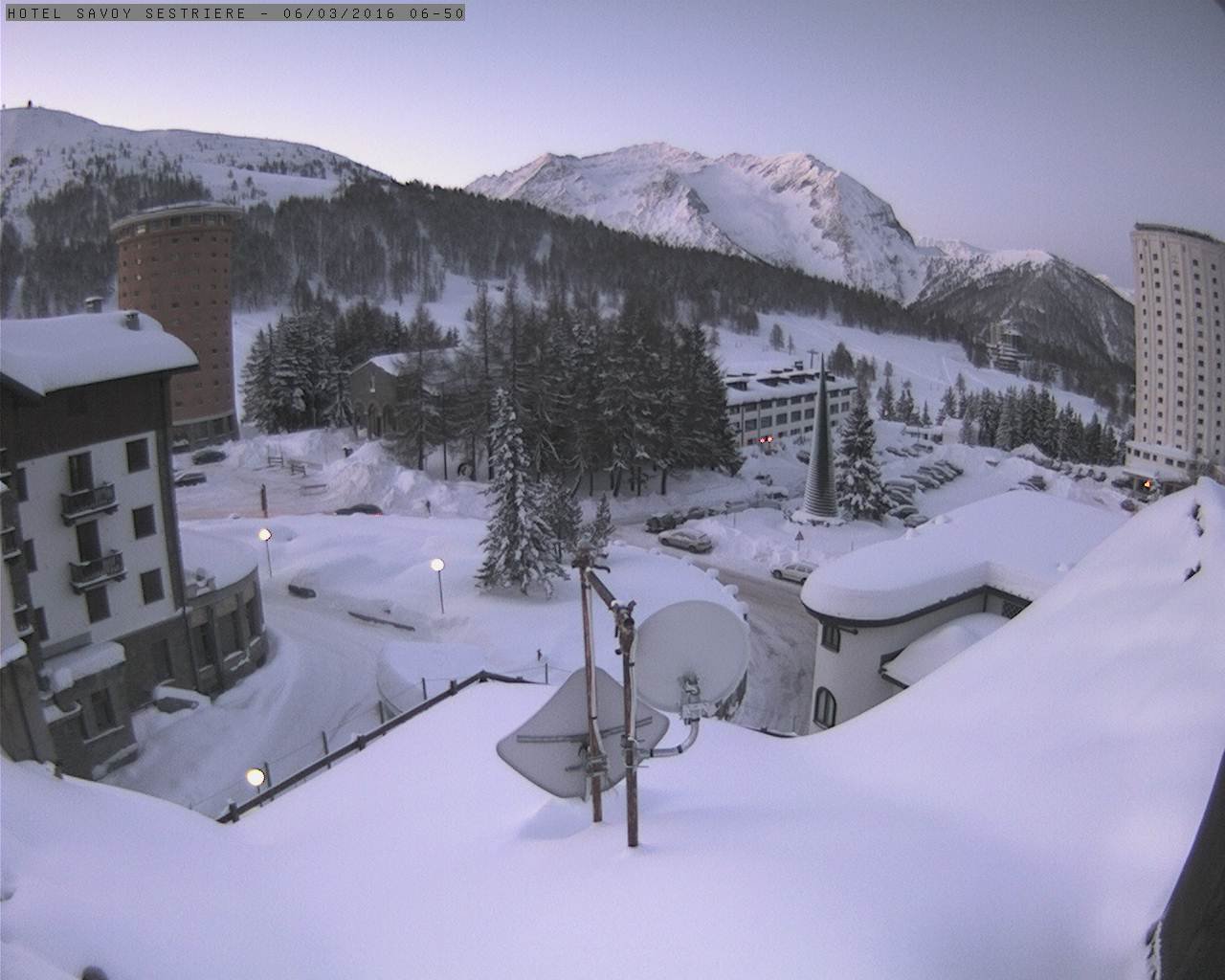 Sestriere webkamera ma reggel