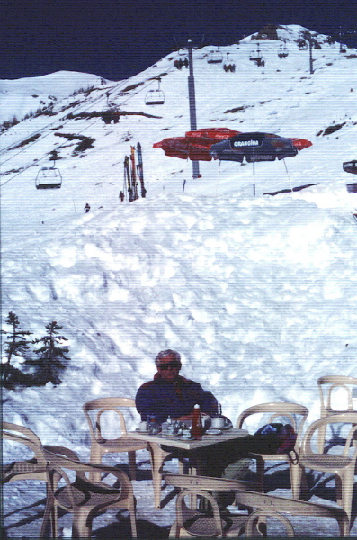 PIhenő a Drouvet lift átszállásánál