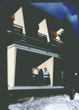 Apartmanunk balkonja