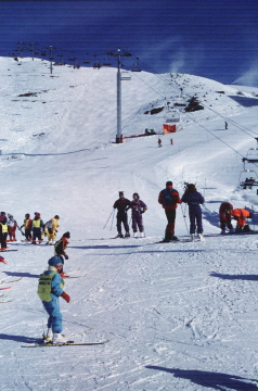 A Merlette pálya alsó szakasza
