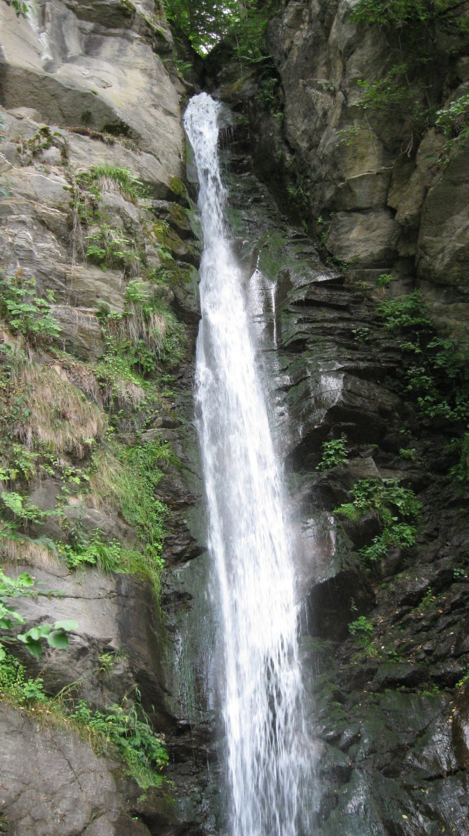 A Fensterbach vízesés alsó szakasza