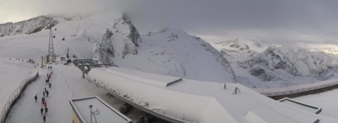 Sölden ma reggel - Fotó: webkamera